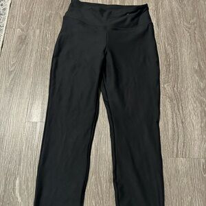 Balance Collection Solid Black High-Rise Leggings